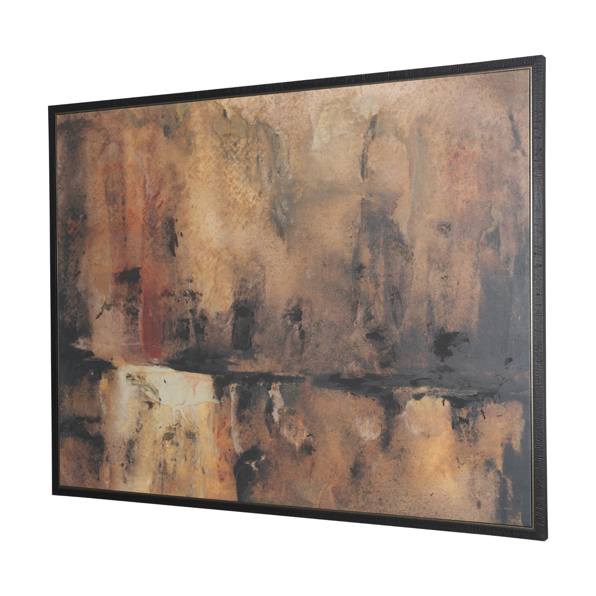 Give or Take by Ira Havuka Hand-Embellished Textured Framed Canvas Artwork from Mercana - Luna Furniture
