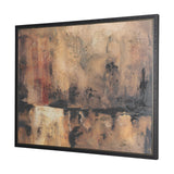 Give or Take by Ira Havuka Hand-Embellished Textured Framed Canvas Artwork