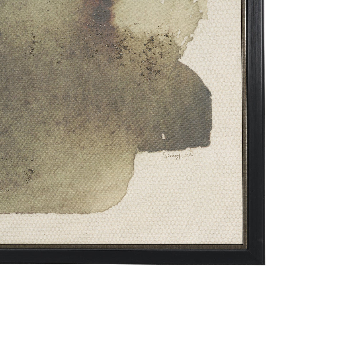 Aboreal Fade II by Mercana Studio Hand-Embellished Textured Framed Canvas Artwork