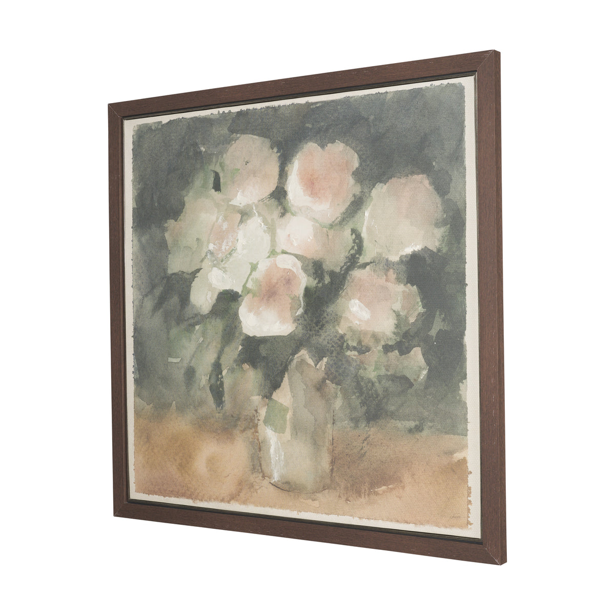 Blush by Mercana Studio Hand-Embellished Textured Framed Canvas Artwork