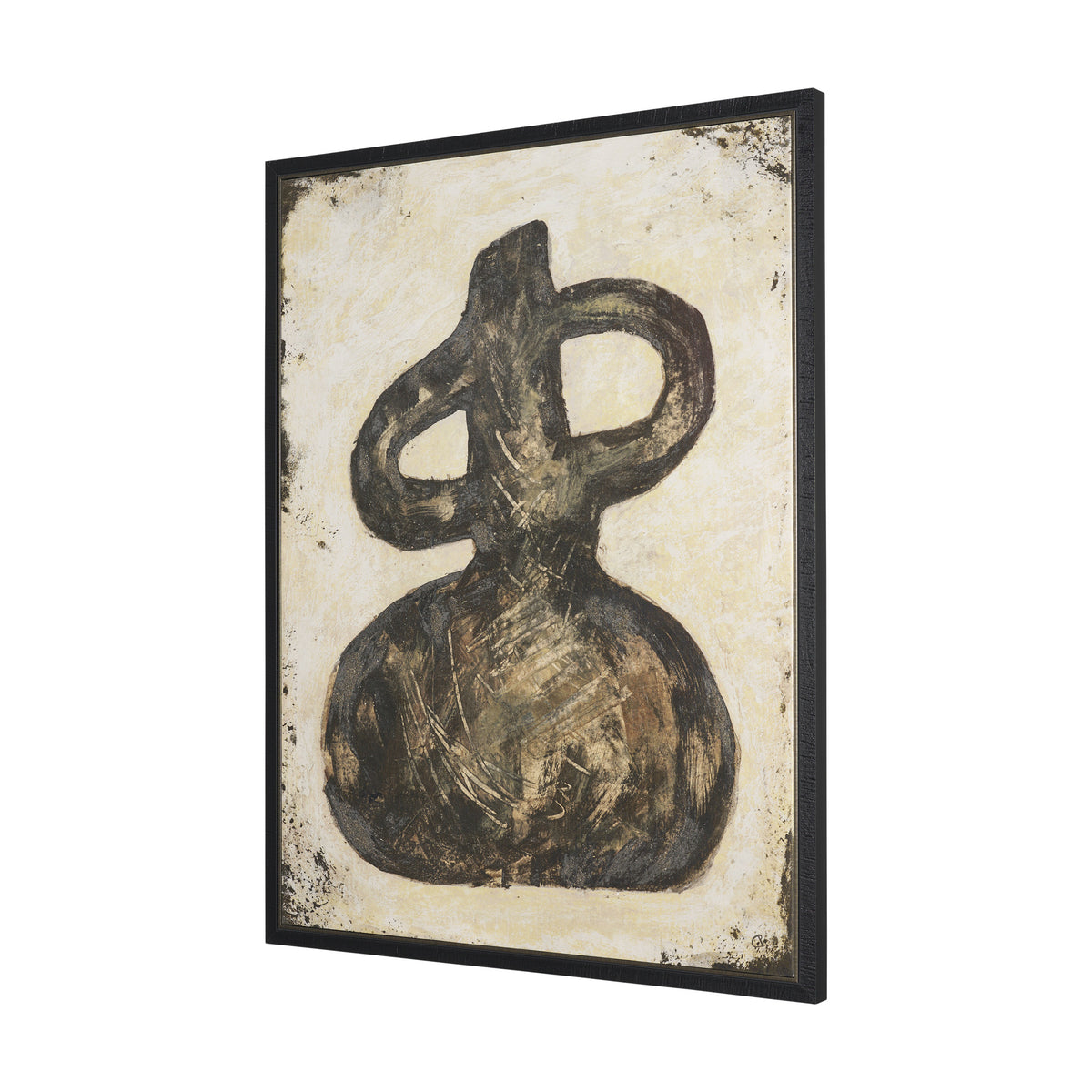 Held in Earth I by Mercana Studio Hand-Embellished Textured Framed Canvas Artwork from Mercana - Luna Furniture