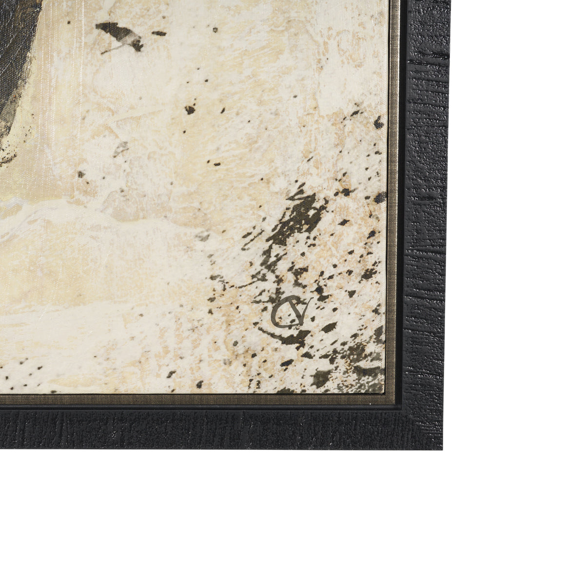 Held in Earth II by Mercana Studio Hand-Embellished Textured Framed Canvas Artwork