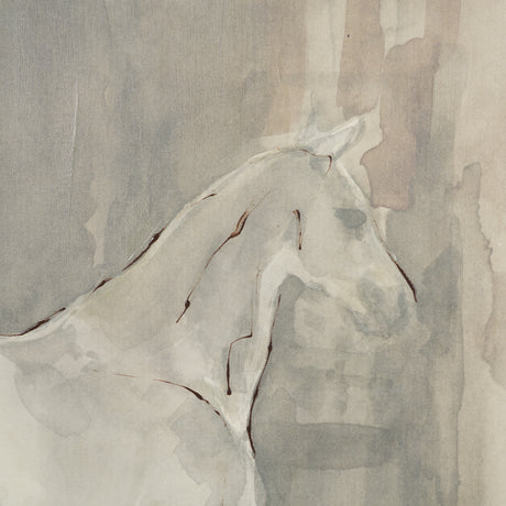 Figure Study: Equine Form I by Mercana Studio Hand-Embellished Textured Framed Canvas Artwork from Mercana - Luna Furniture