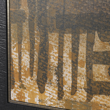 Bronze Geometry II by Mercana Studio Hand-Embellished Textured Framed Canvas Artwork from Mercana - Luna Furniture