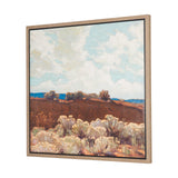 Landscape, Taos by Ernest Martin Hennings Hand-Embellished Textured Framed Canvas Artwork from Mercana - Luna Furniture