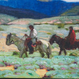 In the Foothills by Ernest Martin Hennings Hand-Embellished Textured Framed Canvas Artwork from Mercana - Luna Furniture