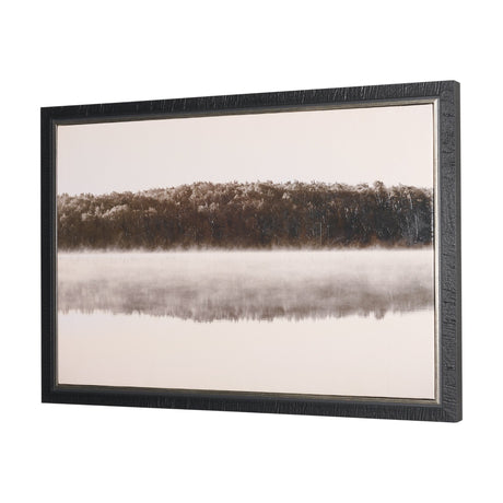 Calm Reflections by Mike Toy Hand-Embellished Textured Framed Canvas Photo Print from Mercana - Luna Furniture