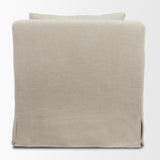 Ellington Slipcovered Slope Arm Accent Chair | Cream Fabric from Mercana - Luna Furniture