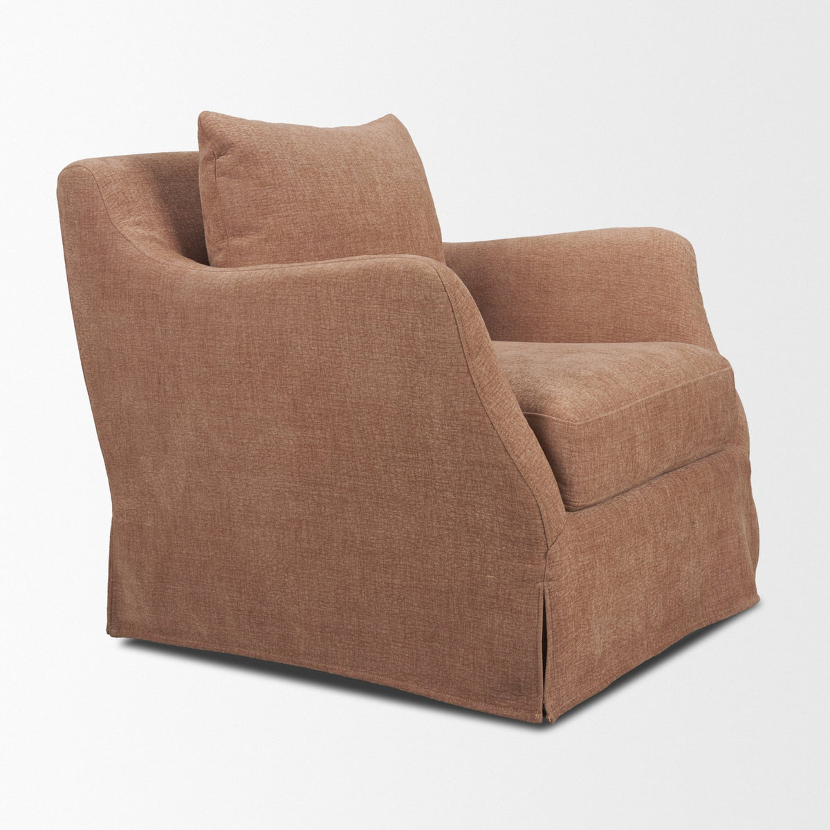 Ellington Slipcovered Slope Arm Swivel Accent Chair | Sienna Fabric-Fixed Chair from Mercana - Luna Furniture