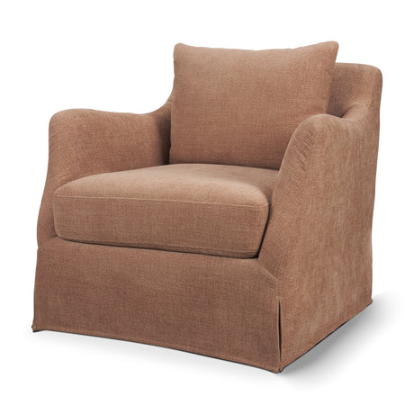 Ellington Slipcovered Slope Arm Swivel Accent Chair | Sienna Fabric-Fixed Chair from Mercana - Luna Furniture
