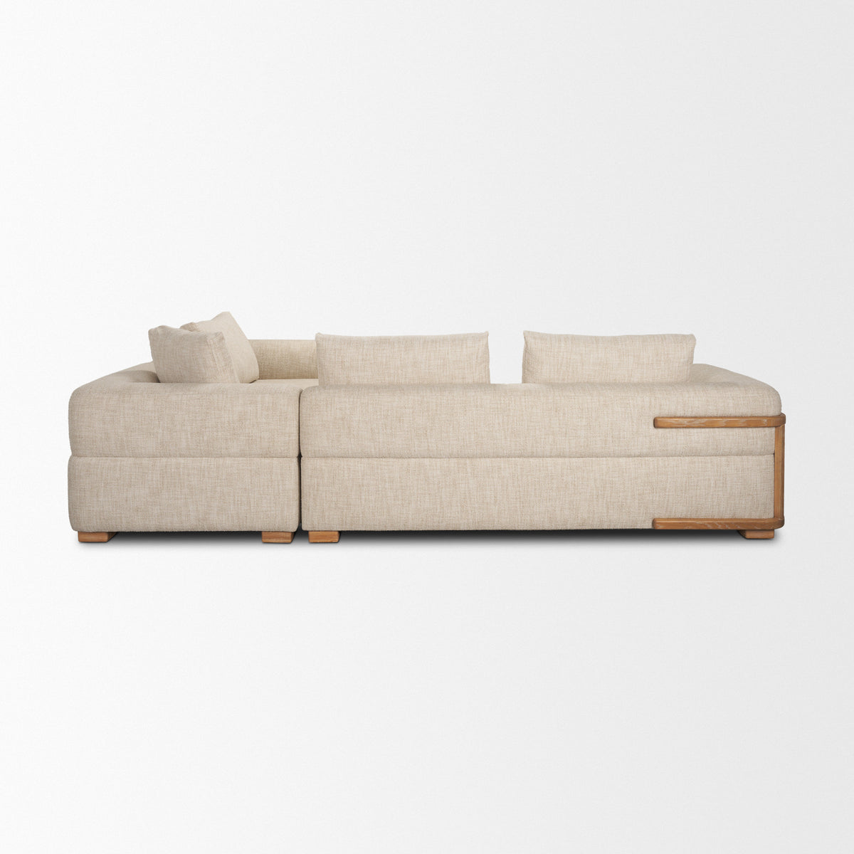 Warner Frame 3 Piece Sofa Set w/S Corner Piece w/Back Cushions from Mercana - Luna Furniture