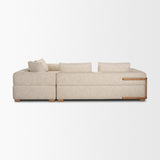 Warner Frame 3 Piece Sofa Set w/S Corner Piece w/Back Cushions from Mercana - Luna Furniture
