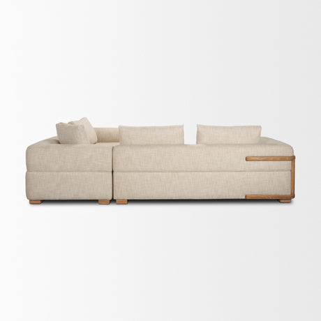 Warner Frame 3 Piece Sofa Set w/S Corner Piece w/Back Cushions from Mercana - Luna Furniture
