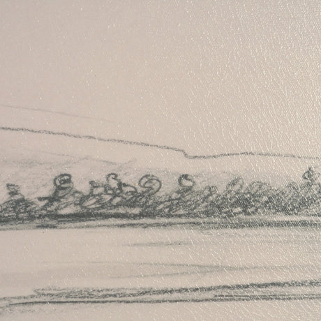 Landscape in Graphite No.3 by Mercana Studio Textured Framed Artwork Matted from Mercana - Luna Furniture