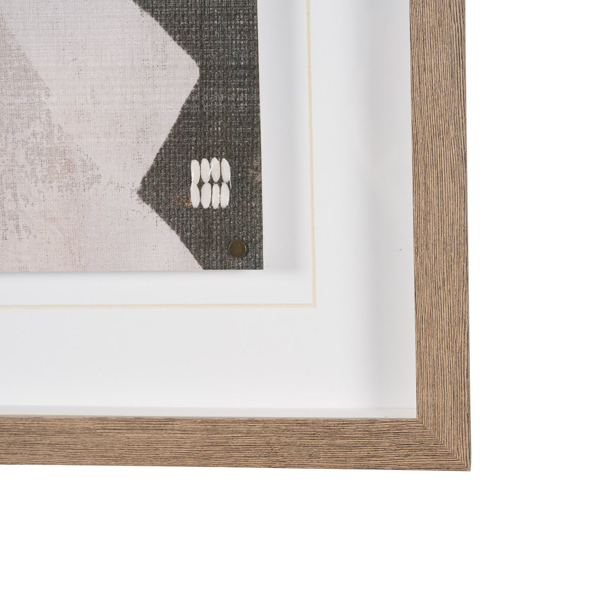 Fabric Fantasia - Maumbo by Maja Gunnarsdottir Textured Framed Artwork Matted under Glass from Mercana - Luna Furniture