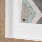 Fabric Fantasia - Maumbo by Maja Gunnarsdottir Textured Framed Artwork Matted under Glass from Mercana - Luna Furniture