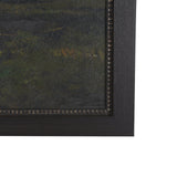 A River Landscape with Storks by Charles-Francois Daubigny Textured Framed Artwork Matted from Mercana - Luna Furniture