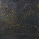 A River Landscape with Storks by Charles-Francois Daubigny Textured Framed Artwork Matted from Mercana - Luna Furniture