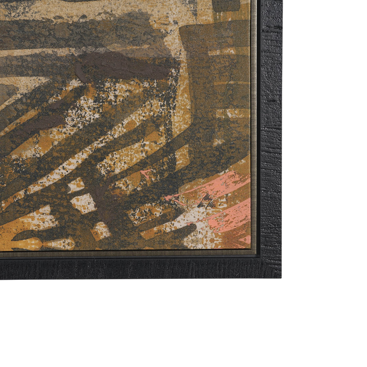 Bronze Geometry I by Mercana Studio Hand-Embellished Textured Framed Canvas Artwork from Mercana - Luna Furniture