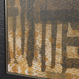 Bronze Geometry I by Mercana Studio Hand-Embellished Textured Framed Canvas Artwork from Mercana - Luna Furniture