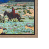 In the Foothills by Ernest Martin Hennings Hand-Embellished Textured Framed Canvas Artwork from Mercana - Luna Furniture