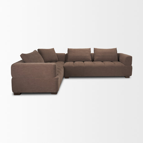 Warner Channel 3 Piece Sofa Set w/S Corner Piece w/Back Cushions from Mercana - Luna Furniture