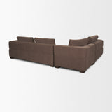 Warner Channel 3 Piece Sofa Set w/S Corner Piece w/Back Cushions from Mercana - Luna Furniture