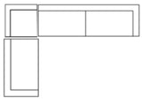 Warner Channel 3 Piece Sofa Set w/S Corner Piece from Mercana - Luna Furniture