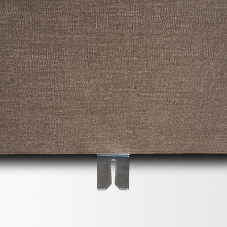 Warner Channel Brown 2-Piece Long Sofa with Back Cushions from Mercana - Luna Furniture