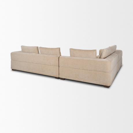 Warner Quilt 3 Piece Sofa Set w/Corner Piece w/Back Cushions from Mercana - Luna Furniture
