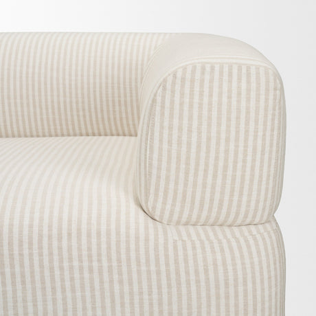 Warner Stripe 3 Piece Sofa Set w/S Corner Piece from Mercana - Luna Furniture