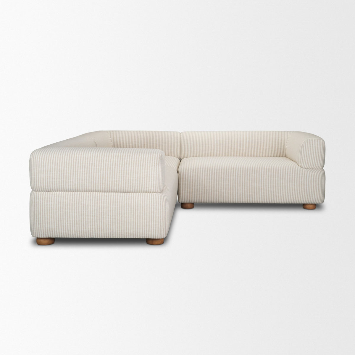Warner Stripe 3 Piece Sofa Set w/S Corner Piece from Mercana - Luna Furniture