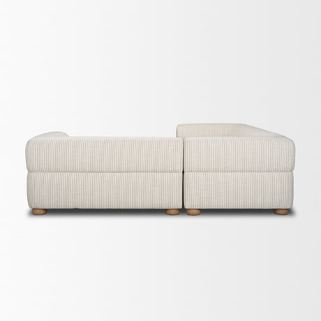 Warner Stripe 3 Piece Sofa Set w/S Corner Piece from Mercana - Luna Furniture