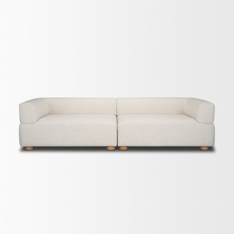 Warner Stripe 2 Piece Sofa Set from Mercana - Luna Furniture