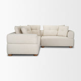 Warner Stripe 3 Piece Sofa Set w/S Corner Piece w/Back Cushions from Mercana - Luna Furniture