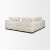 Warner Stripe 3 Piece Sofa Set w/S Corner Piece w/Back Cushions from Mercana - Luna Furniture