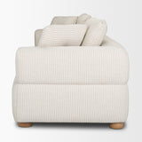 Warner Stripe 2 Piece Sofa Set w/Back Cushions from Mercana - Luna Furniture