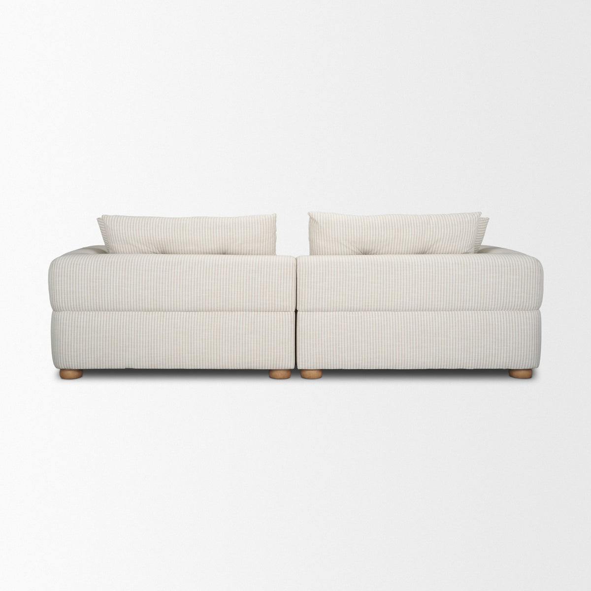 Warner Stripe 2 Piece Sofa Set w/Back Cushions from Mercana - Luna Furniture