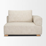 Warner Frame 3 Piece Sofa Set w/S Corner Piece w/Back Cushions from Mercana - Luna Furniture