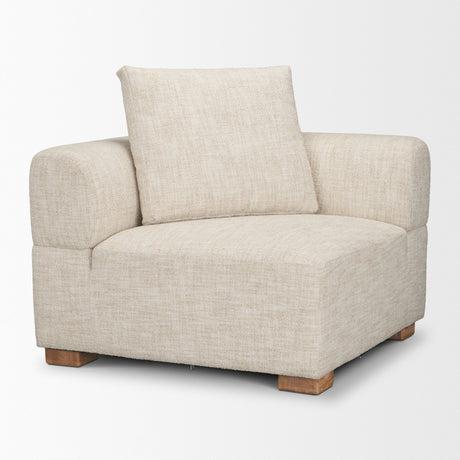 Warner Frame 3 Piece Sofa Set w/S Corner Piece w/Back Cushions from Mercana - Luna Furniture