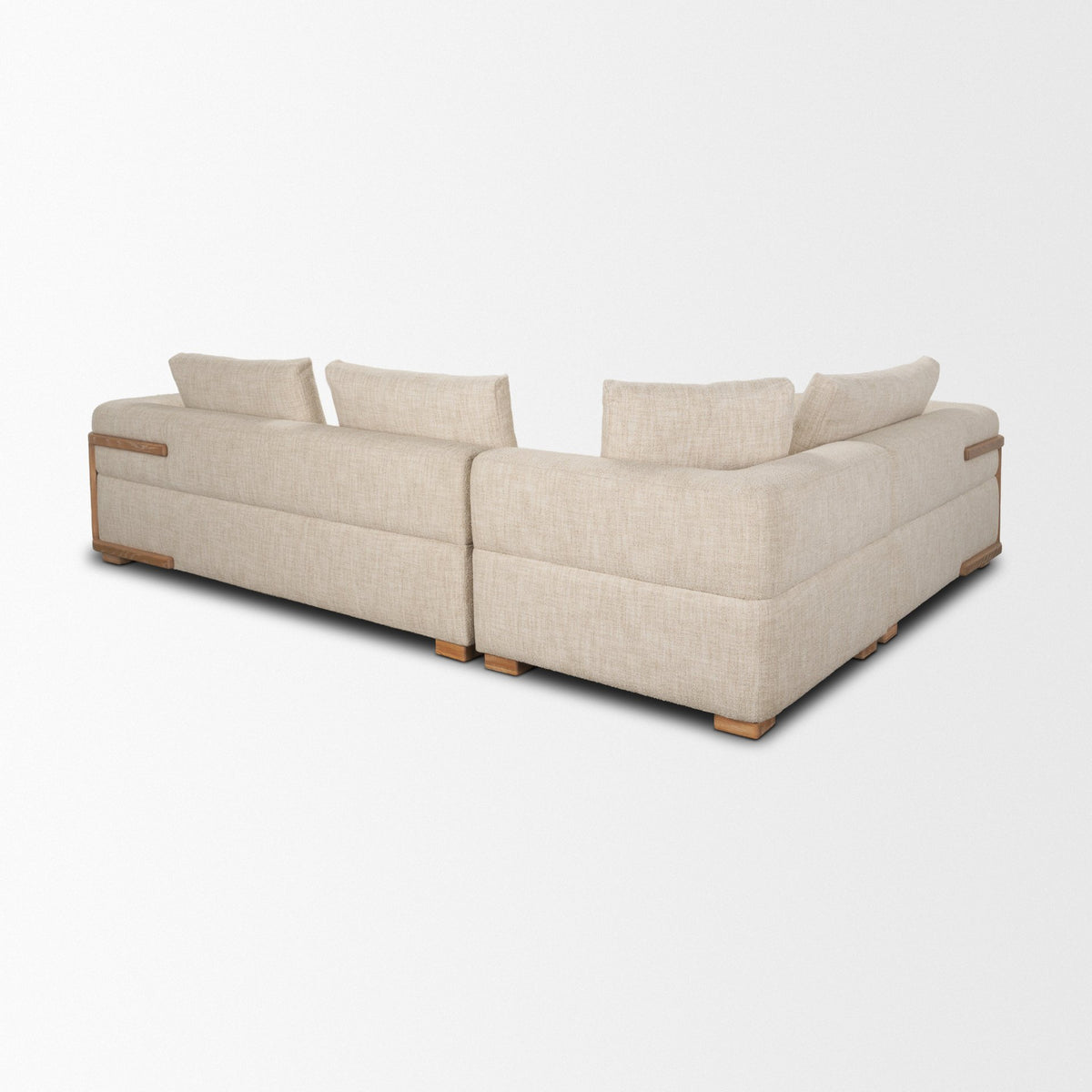 Warner Frame 3 Piece Sofa Set w/S Corner Piece w/Back Cushions from Mercana - Luna Furniture