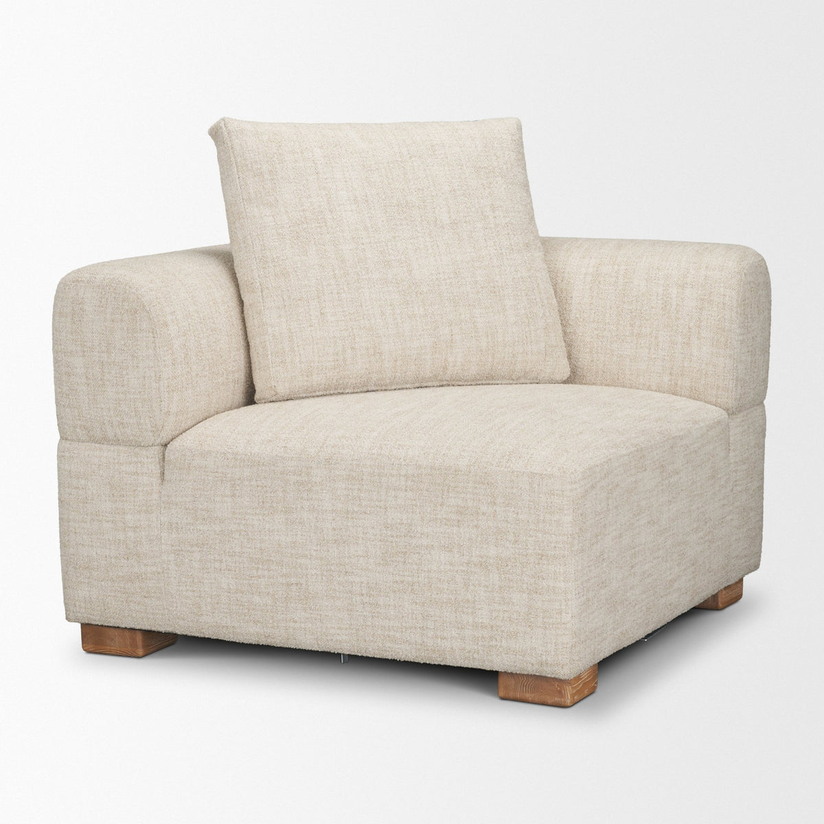 Warner Frame 3 Piece Sofa Set w/S Corner Piece w/Back Cushions from Mercana - Luna Furniture
