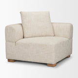 Warner Frame 3 Piece Sofa Set w/S Corner Piece w/Back Cushions from Mercana - Luna Furniture