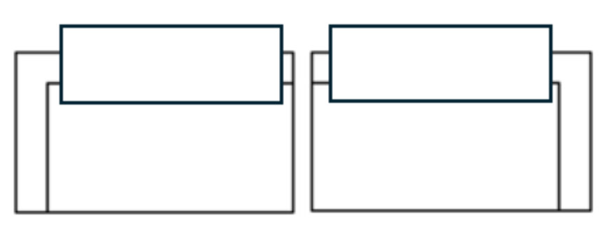 Warner Frame 2 Piece Sofa Set w/Back Cushions from Mercana - Luna Furniture