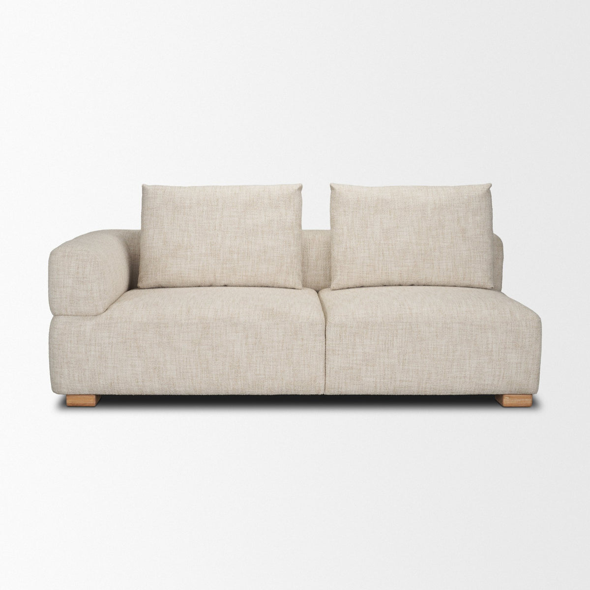Warner Frame 2 Piece Long Sofa Set w/Back Cushions from Mercana - Luna Furniture