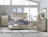 Bijou Champagne Nightstand from Homelegance - Luna Furniture