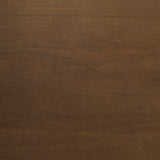 Trellyn Dark Brown Solid Wood Carved Woven Desk from Mercana - Luna Furniture