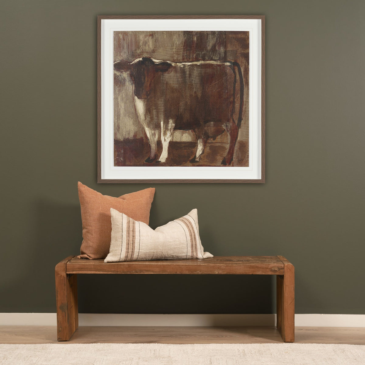Estelle Rustic Brown Reclaimed Wood Bench from Mercana - Luna Furniture