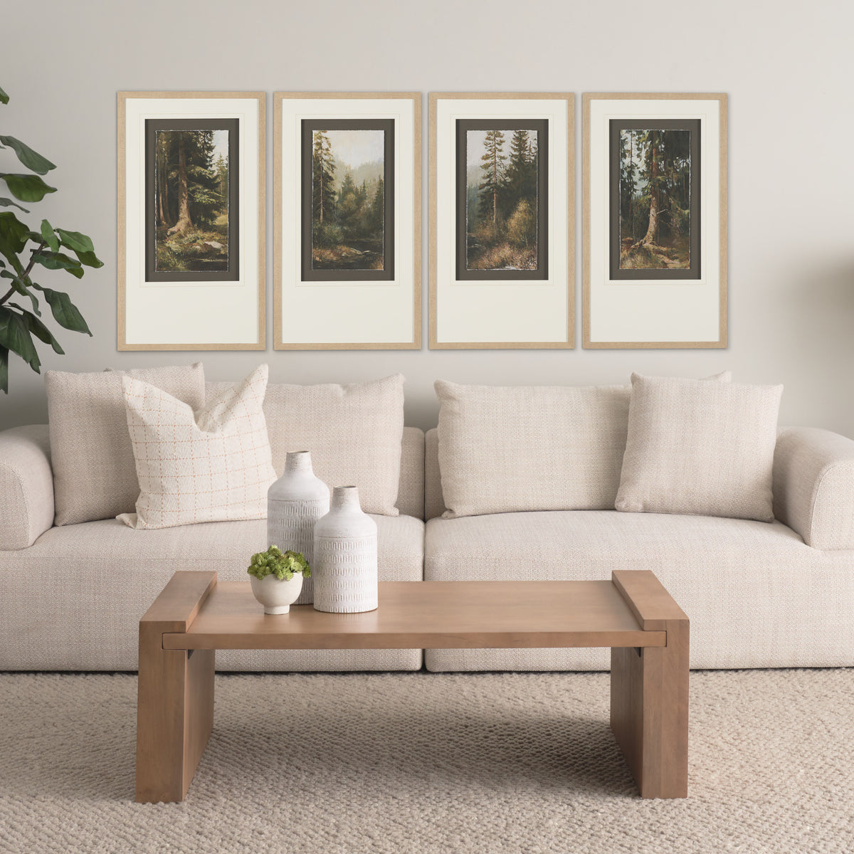 Heart of the Forest III by Mercana Studio Textured Framed Artwork Matted under Glass from Mercana - Luna Furniture