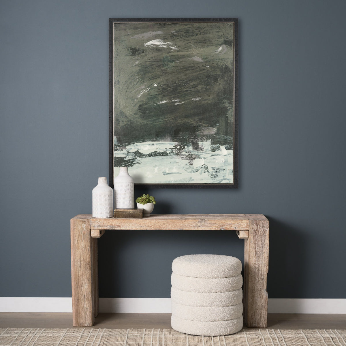 Vastness II by Mercana Studio Hand-Embellished Textured Framed Canvas Artwork from Mercana - Luna Furniture